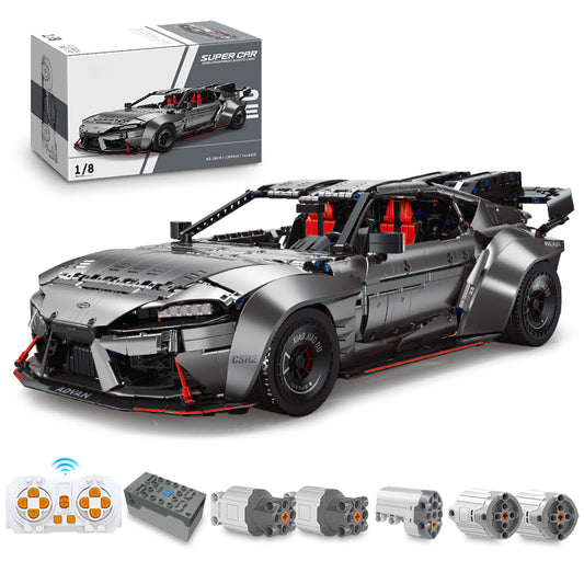 1: 8  Toyota Supra Building Sets with Remote Control, Electric Air Suspension, Rear Accelerator Blade linkage (4399 Pcs)