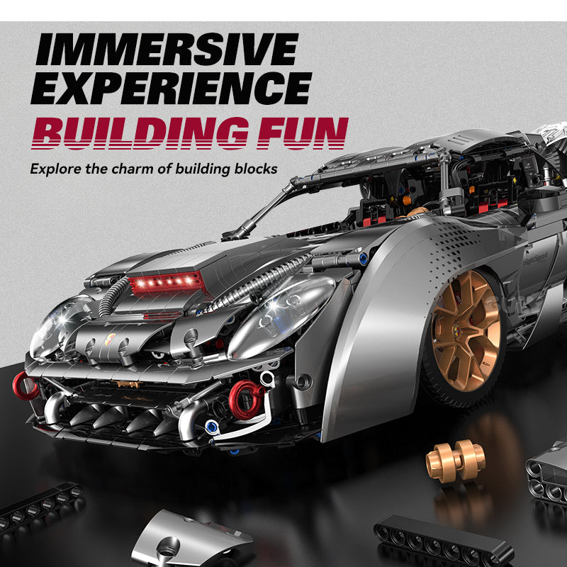 1: 8 BAV Full-featured Special Edition Supercar with Remote Control (4306 Pcs)