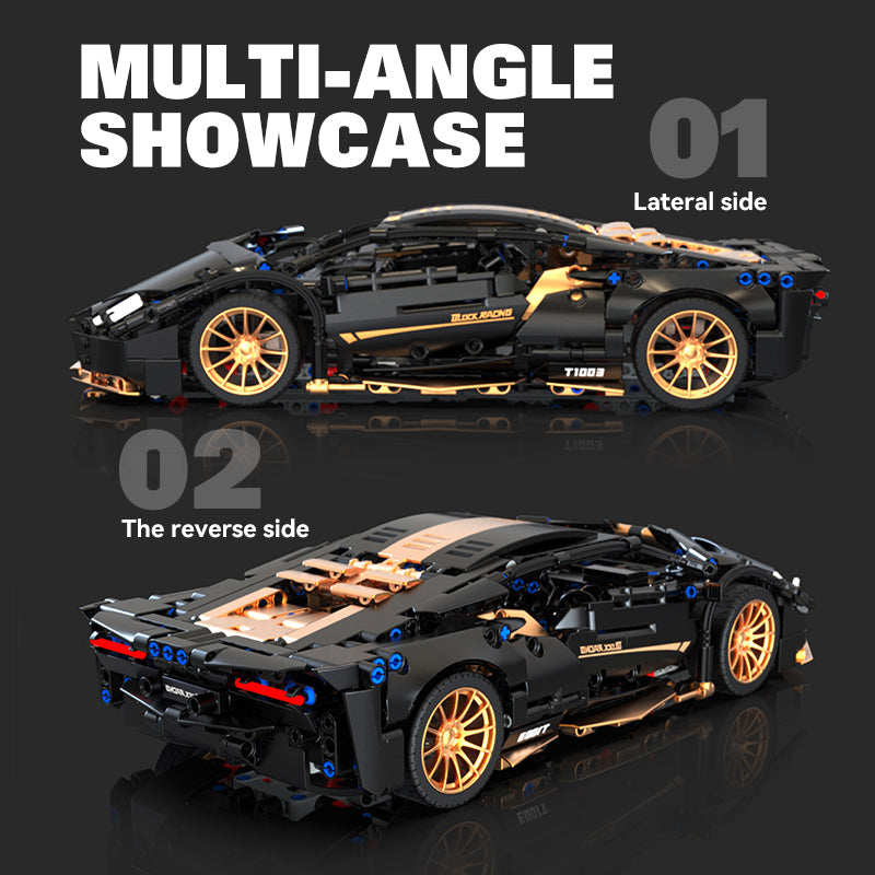 1:14 Lamborghini P1 Sports Car Building Sets, Collectable Model for Boys Men Teens (1309 Pcs)