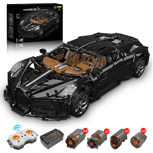 1: 8 Bugatti Sound of the Night Building Sets with Remote Control, Electric Lifting Chassis, Electric Door (4688 Pcs)